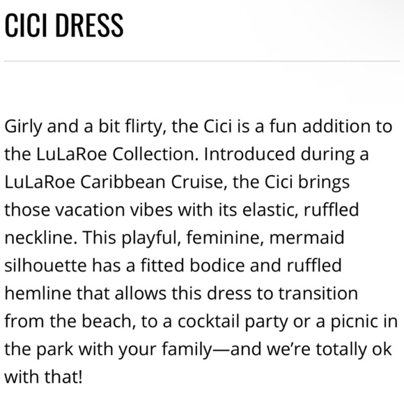 LulaRoe Blue Off-Shoulder Cici Midi Dress with Ruffle Details, Women’s Large NWT - Picture 6 of 7